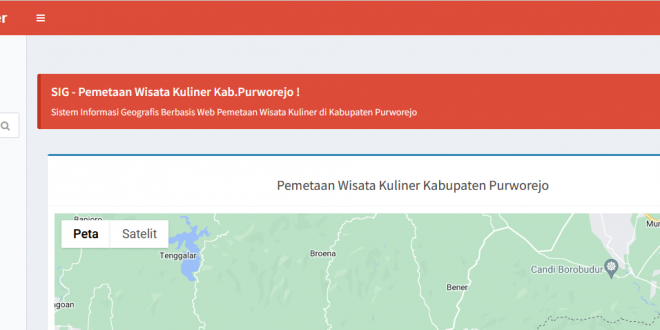 Sistem Informasi Geografis Berbasis Web Pemetaan Wisata Kuliner